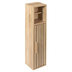 Toiletrolhouder/Reserverolhouder Klaus staand hout - Bruin